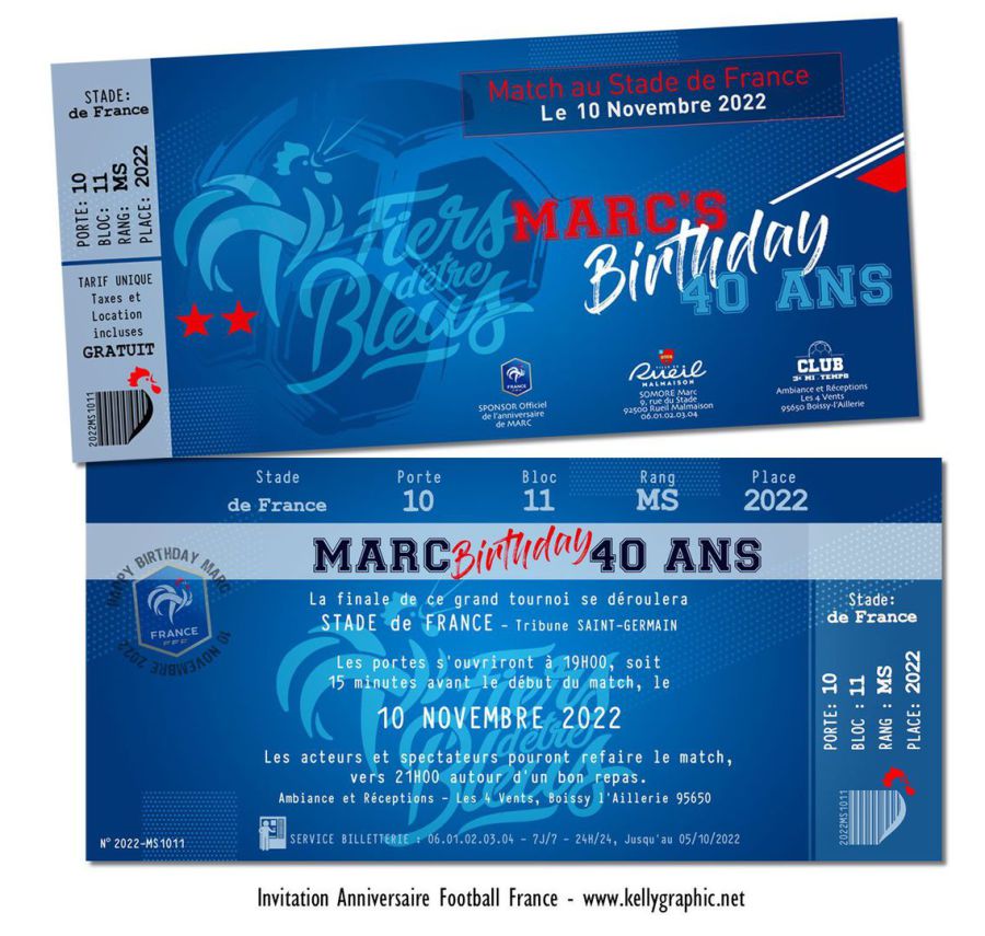 Carte invitation anniversaire, carton d'invitation, cirque fête,  faire-part, rouge -  France
