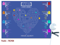 Plan de table - Pacman